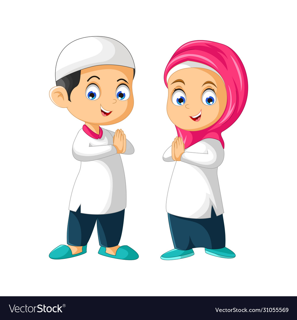 Detail Anak Muslim Vector Nomer 4