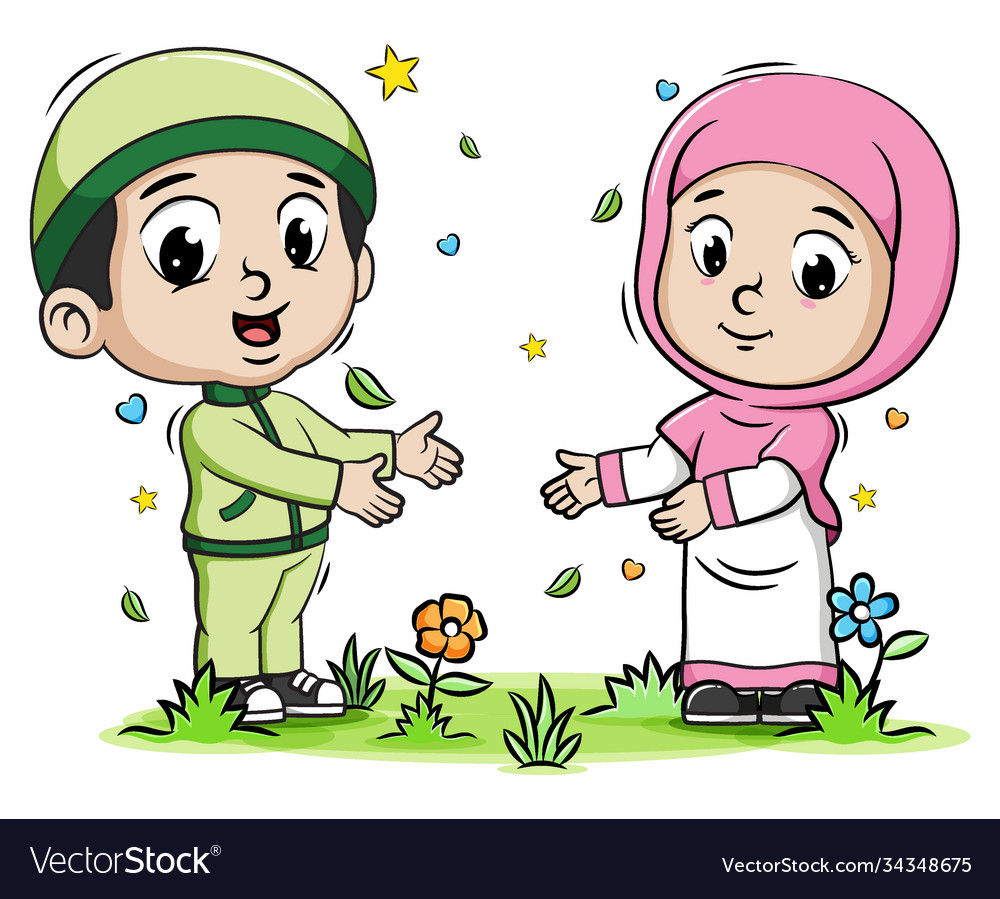 Detail Anak Muslim Vector Nomer 6