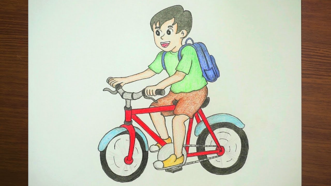 Detail Anak Naik Sepeda Kartun Nomer 12