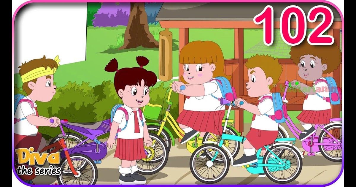 Detail Anak Naik Sepeda Kartun Nomer 23