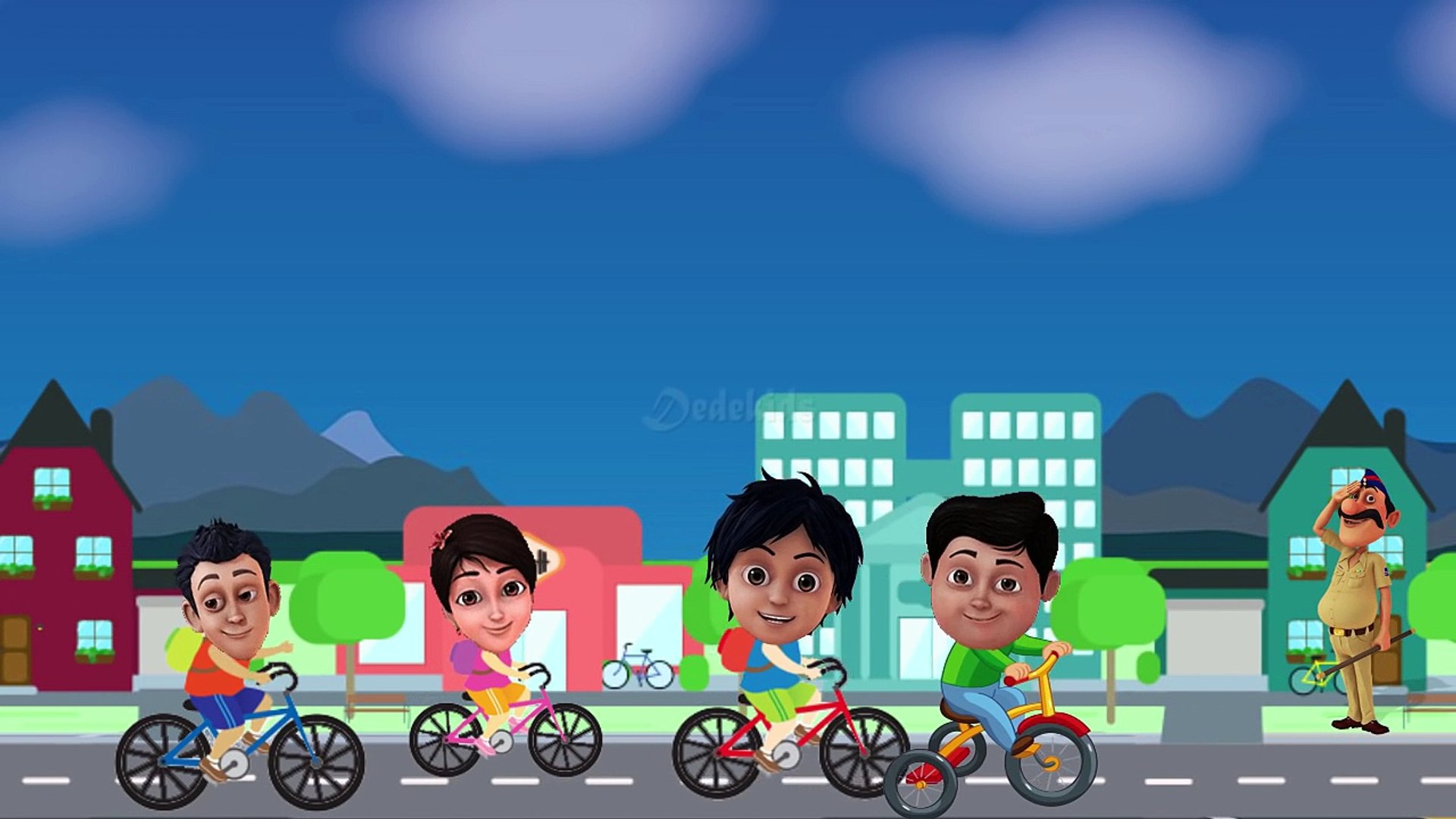 Detail Anak Naik Sepeda Kartun Nomer 5
