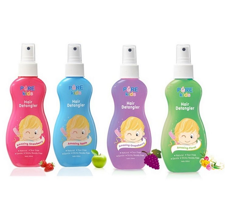 Pure kids. Joyce and Dolls Detangler Spray.