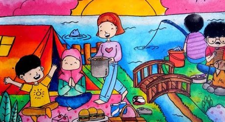Detail Anak Tk Menggambar Nomer 25
