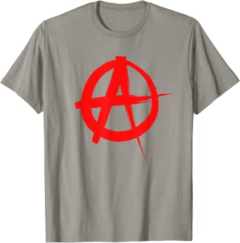 Detail Anarchy Symbol T Shirt Nomer 7