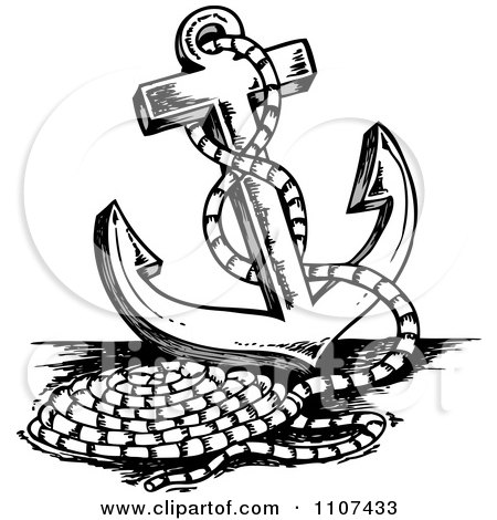 Detail Anchor And Rope Clipart Nomer 35