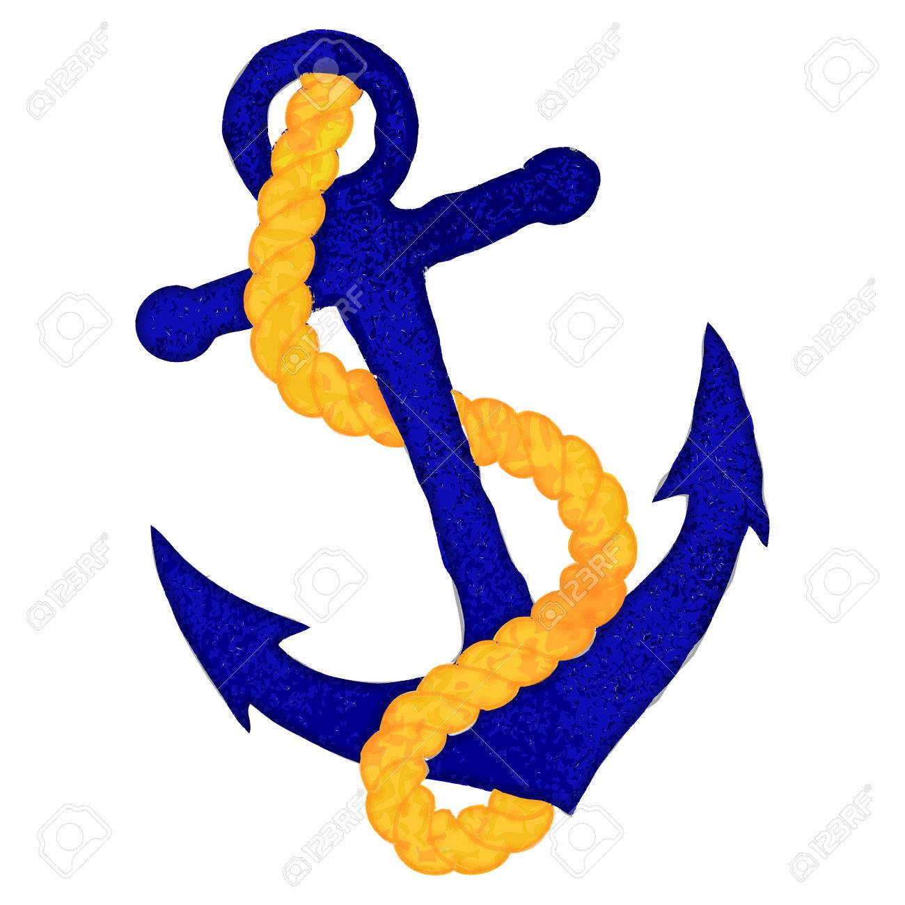 Detail Anchor And Rope Clipart Nomer 6