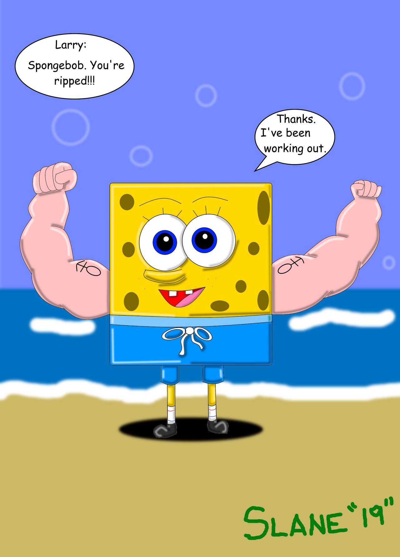 Detail Anchor Arms Spongebob Nomer 40