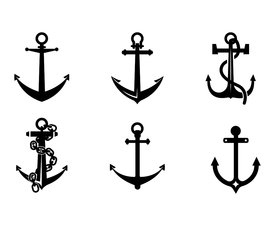 Detail Anchor Vector Png Nomer 21