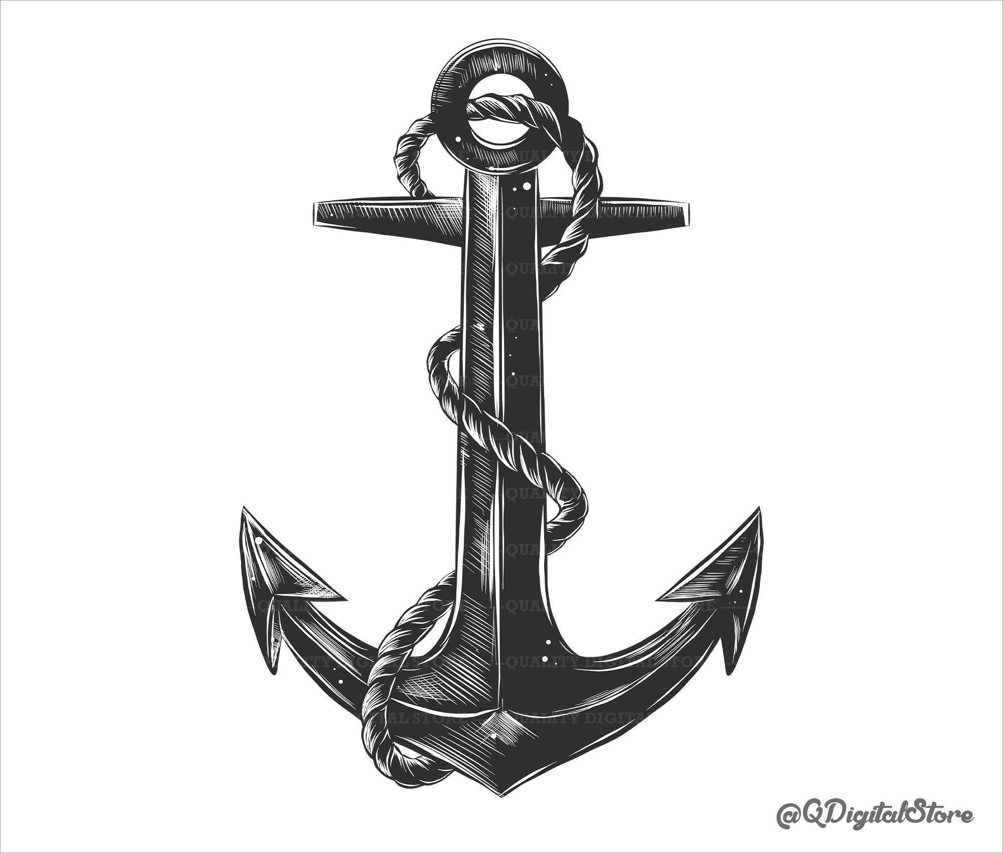 Detail Anchor Vector Png Nomer 43