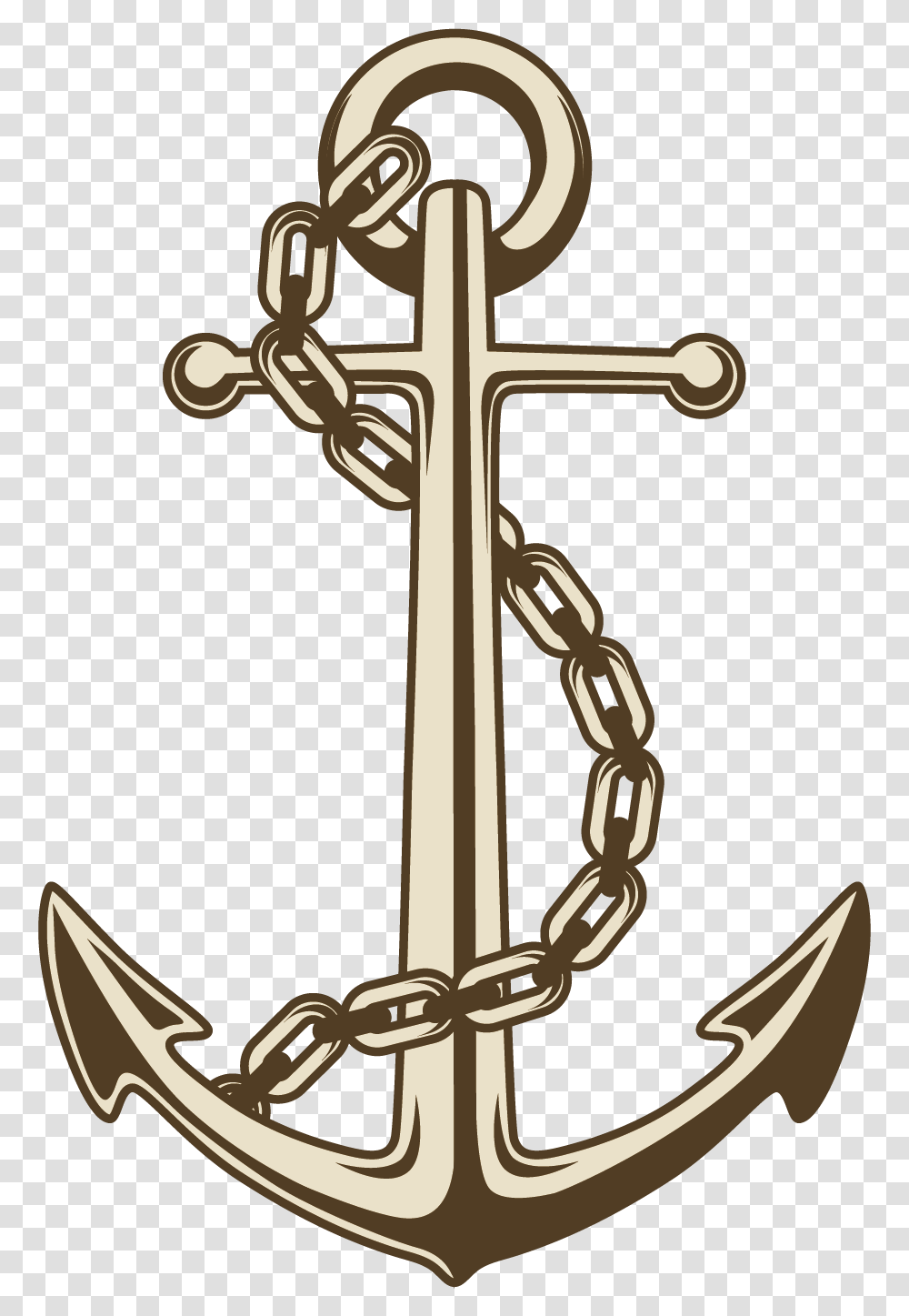 Detail Anchor With Chain Clipart Nomer 14