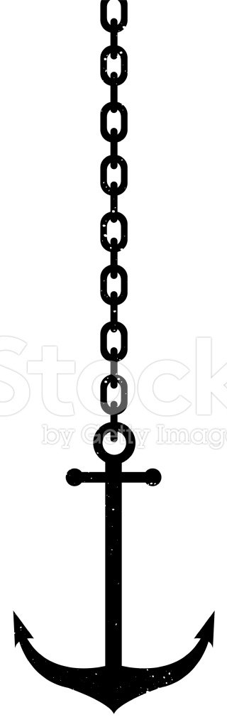 Detail Anchor With Chain Clipart Nomer 20