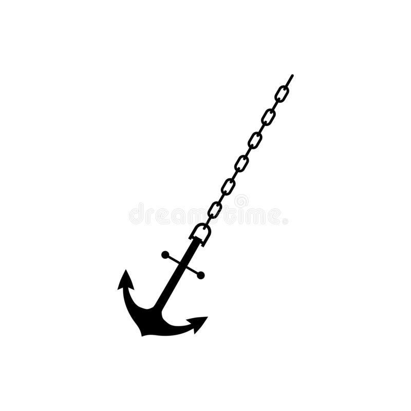 Detail Anchor With Chain Clipart Nomer 3