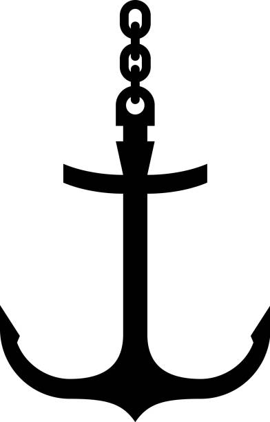 Detail Anchor With Chain Clipart Nomer 24
