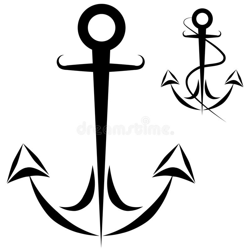 Detail Anchor With Chain Clipart Nomer 42