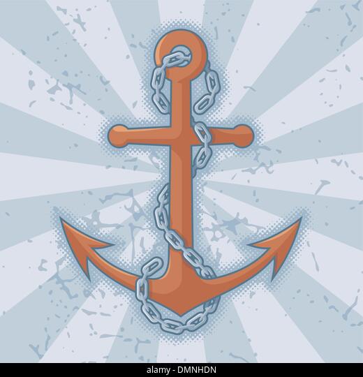 Detail Anchor With Chain Clipart Nomer 55