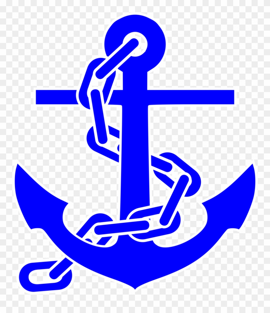 Detail Anchor With Chain Clipart Nomer 10