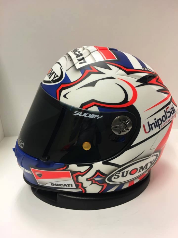 Detail Andrea Dovizioso Helmet 2018 Nomer 27