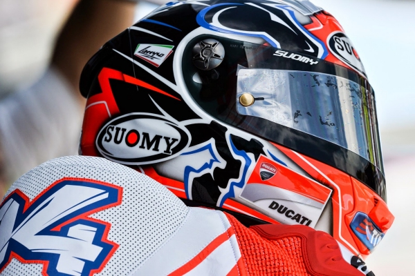 Detail Andrea Dovizioso Helmet 2018 Nomer 9