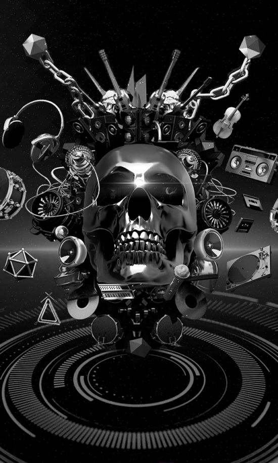 Detail Android 3d Skull Wallpaper Nomer 52