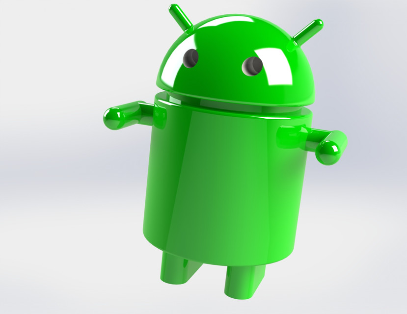 Detail Android Logo 3d Nomer 14