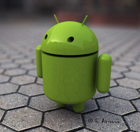 Detail Android Logo 3d Nomer 16
