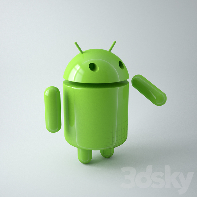 Detail Android Logo 3d Nomer 19