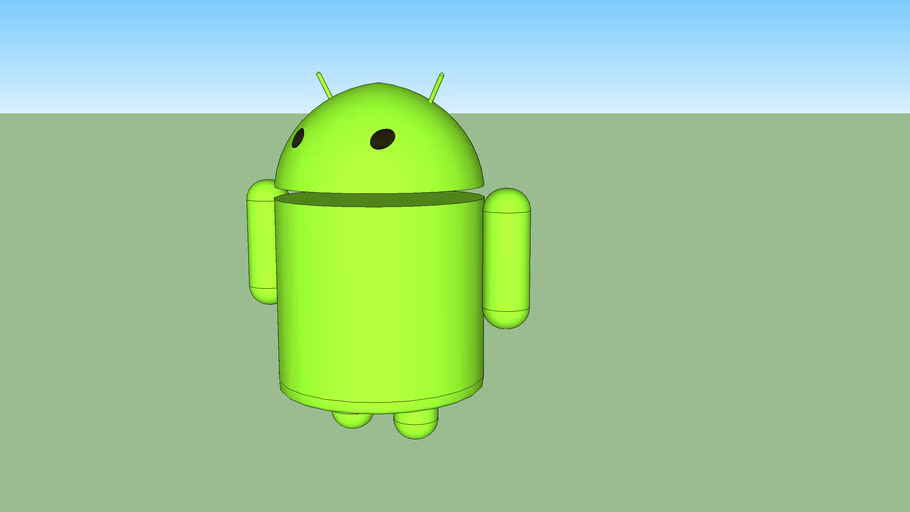 Detail Android Logo 3d Nomer 28