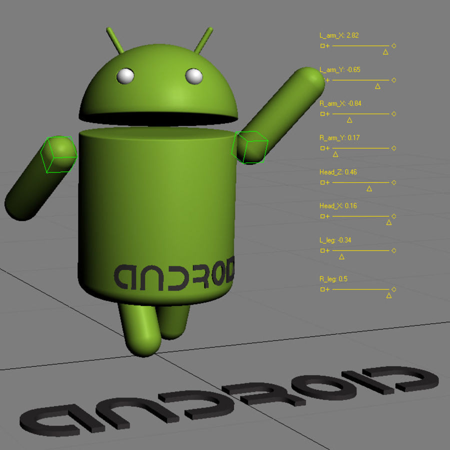 Detail Android Logo 3d Nomer 47