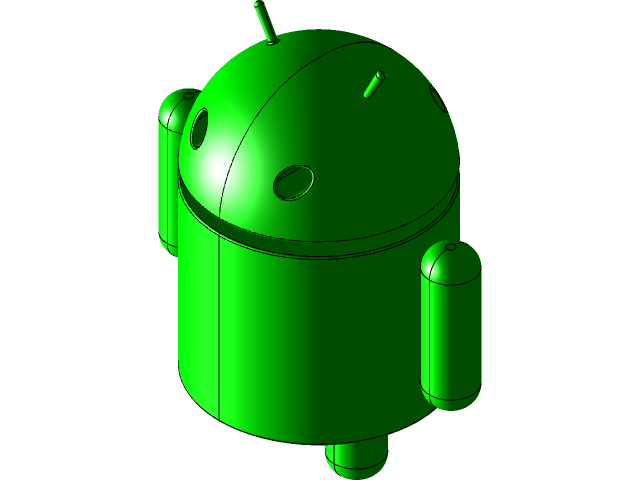 Detail Android Logo 3d Nomer 55