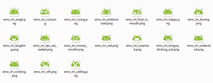 Detail Android Logo Emoji Nomer 19