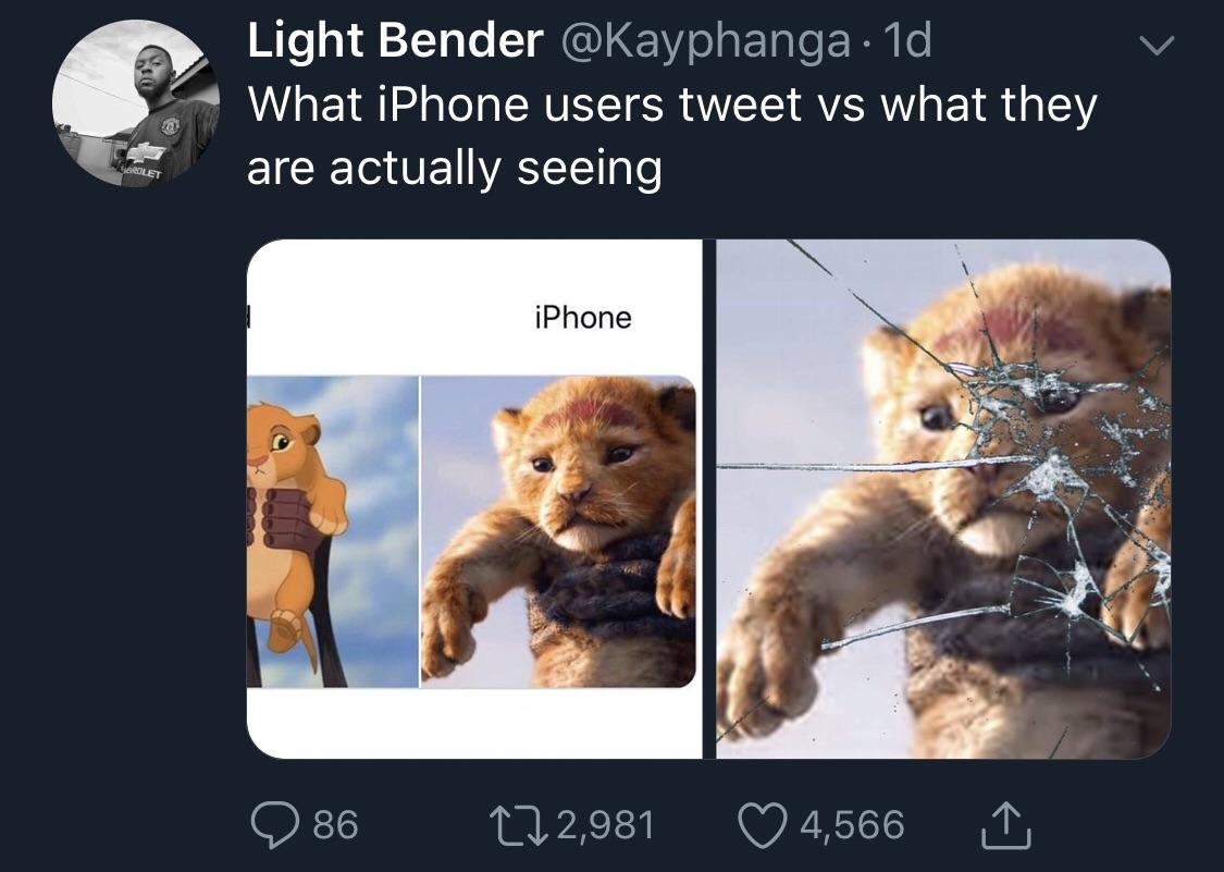 Detail Android Vs Iphone Meme Lion King Nomer 27