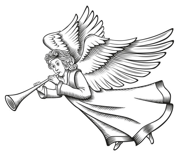 Detail Angel Drawing Images Nomer 26