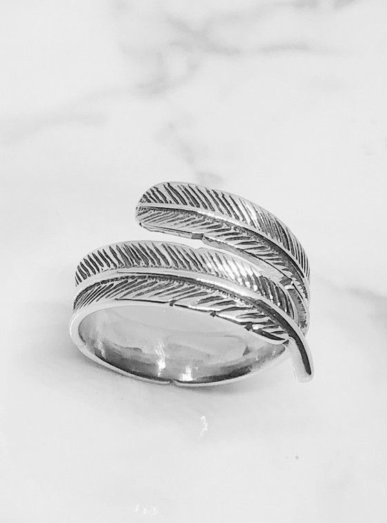 Detail Angel Feather Ring Nomer 46