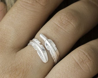 Detail Angel Feather Ring Nomer 7