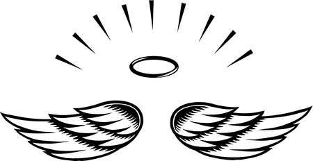 Detail Angel Wing Clipart Free Nomer 26