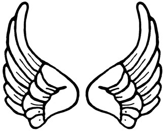 Detail Angel Wing Clipart Free Nomer 38