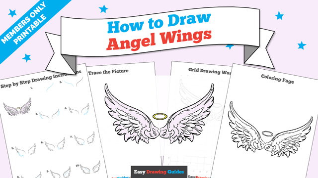 Detail Angel Wing Easy Drawing Nomer 42