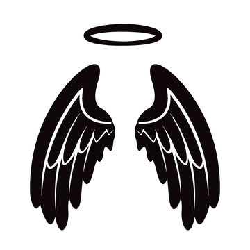 Detail Angel Wing Vector Nomer 16