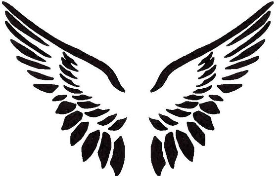 Detail Angel Wings And Halo Clip Art Nomer 50