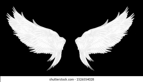 Detail Angel Wings Black Background Nomer 12