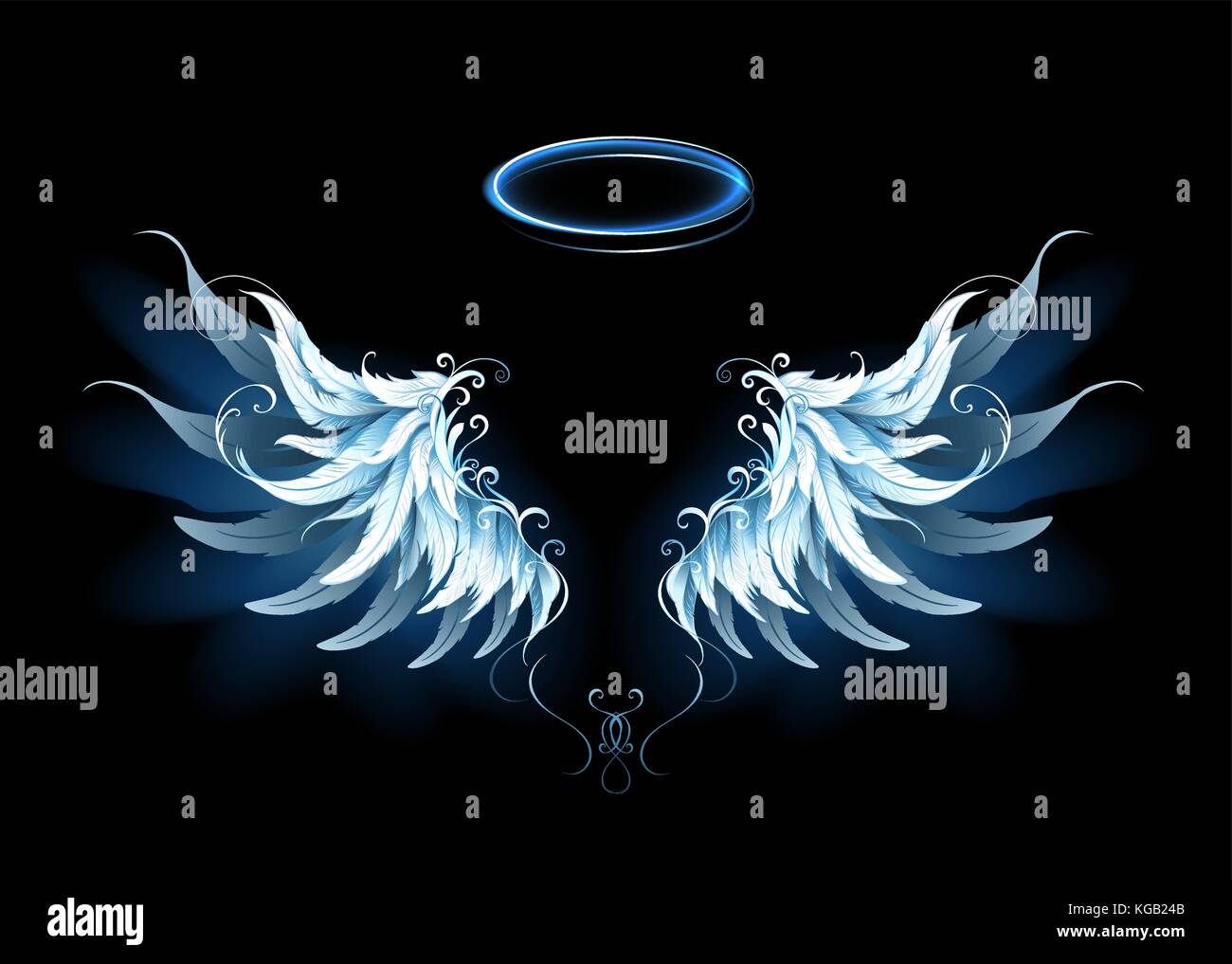 Detail Angel Wings Black Background Nomer 16