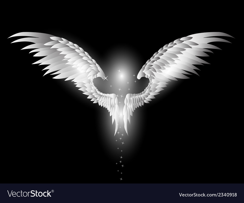Detail Angel Wings Black Background Nomer 3