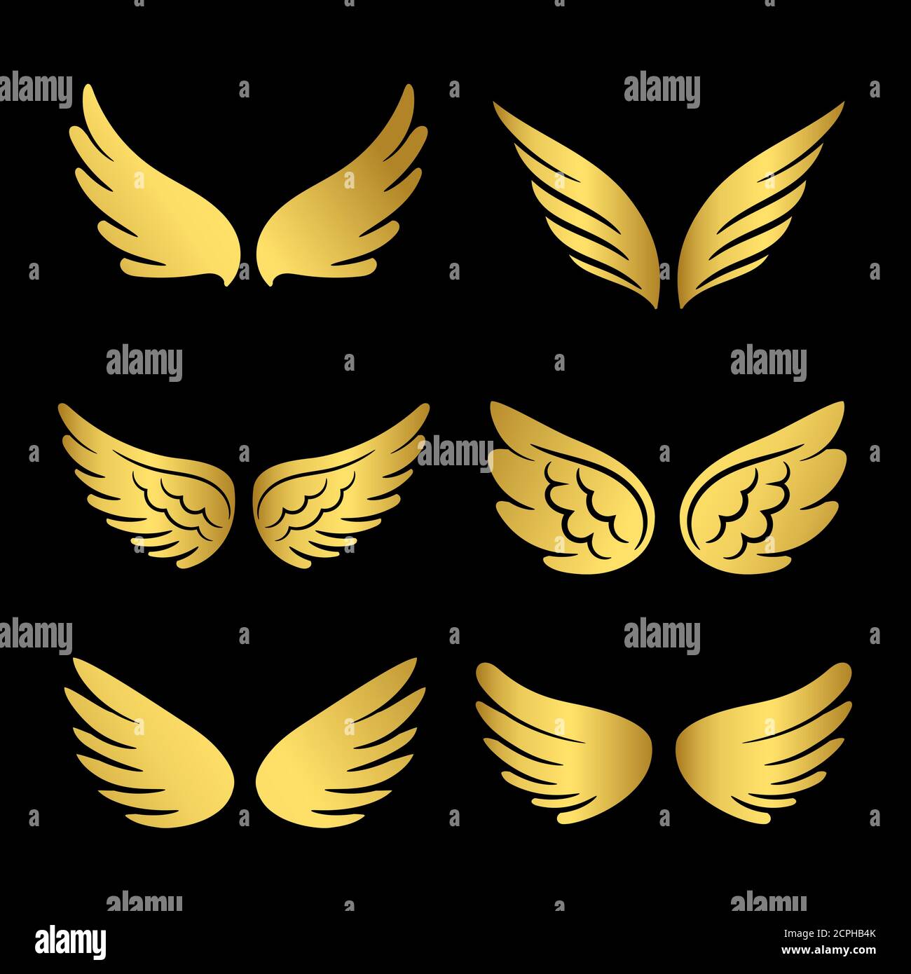 Detail Angel Wings Black Background Nomer 38