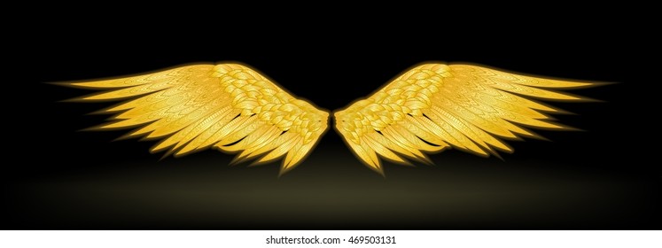 Detail Angel Wings Black Background Nomer 44