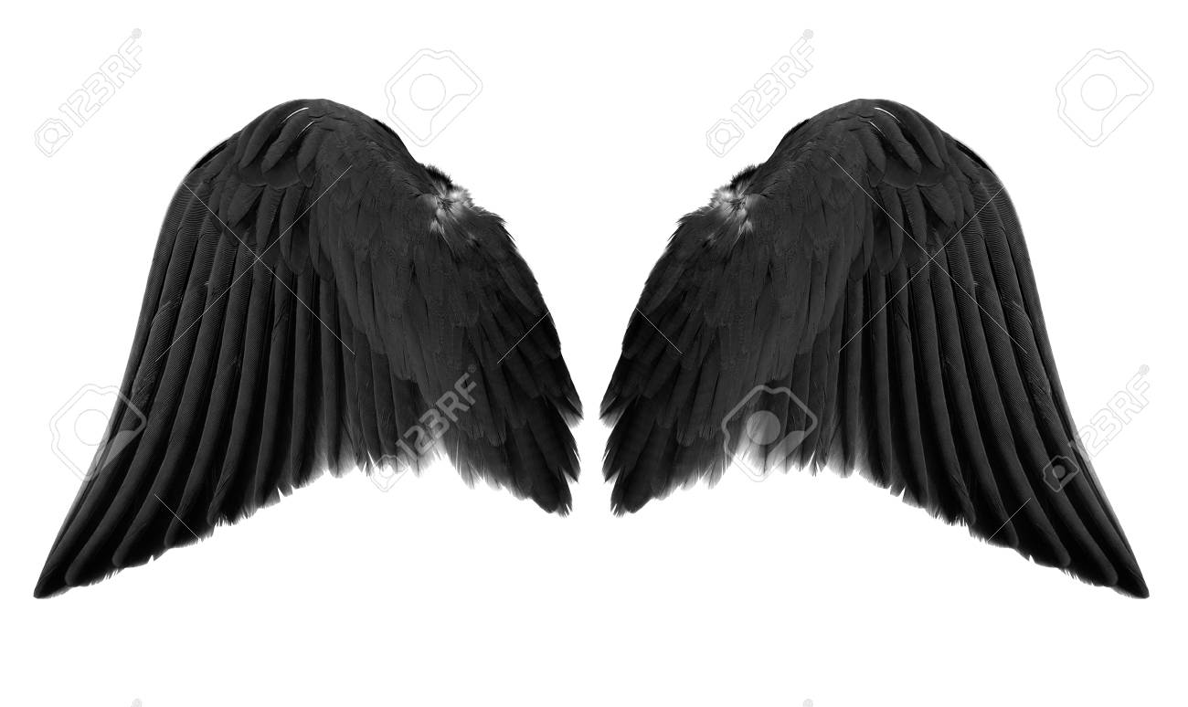 Detail Angel Wings Black Background Nomer 56