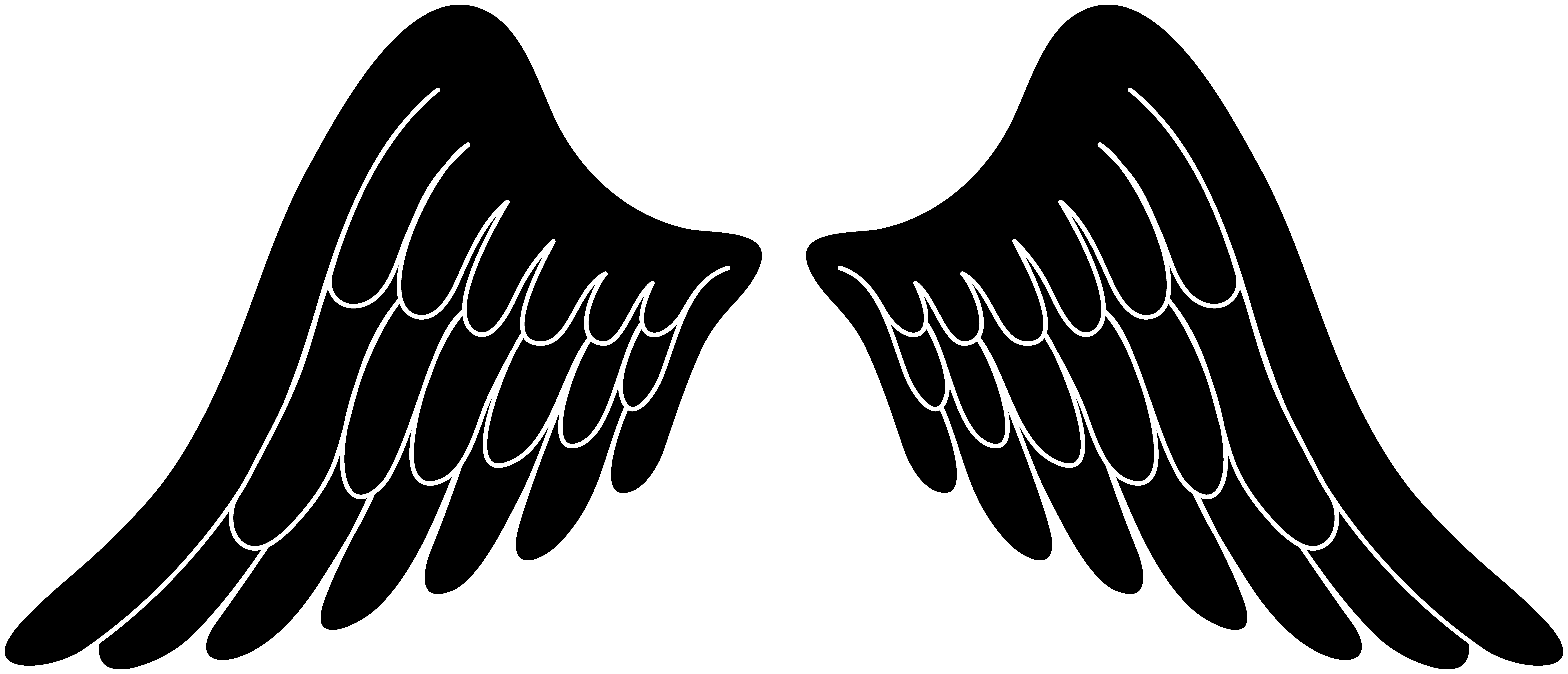 Detail Angel Wings Free Clip Art Nomer 22