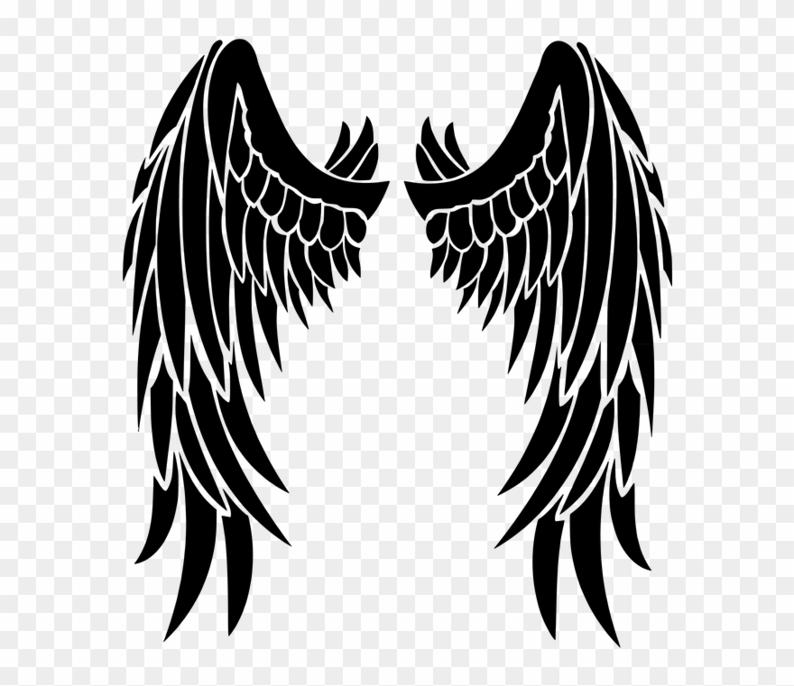 Detail Angel Wings Free Clip Art Nomer 23