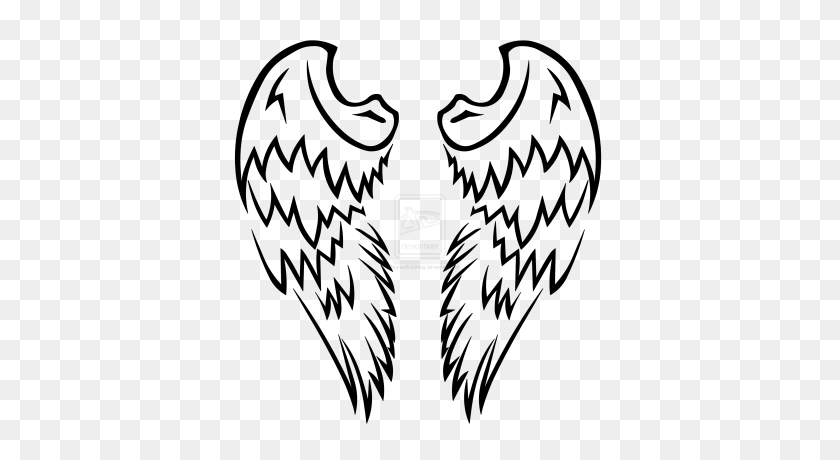 Detail Angel Wings Free Clip Art Nomer 40