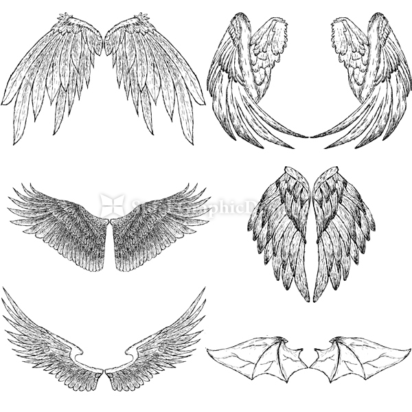 Detail Angel Wings Photoshop Brushes Nomer 21
