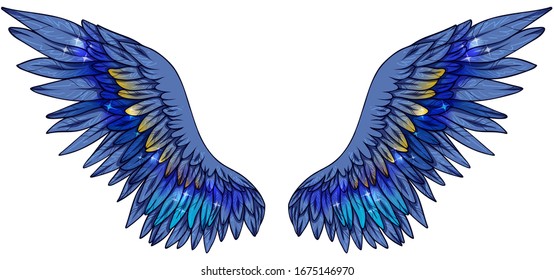 Detail Angel Wings Pictures Color Nomer 17